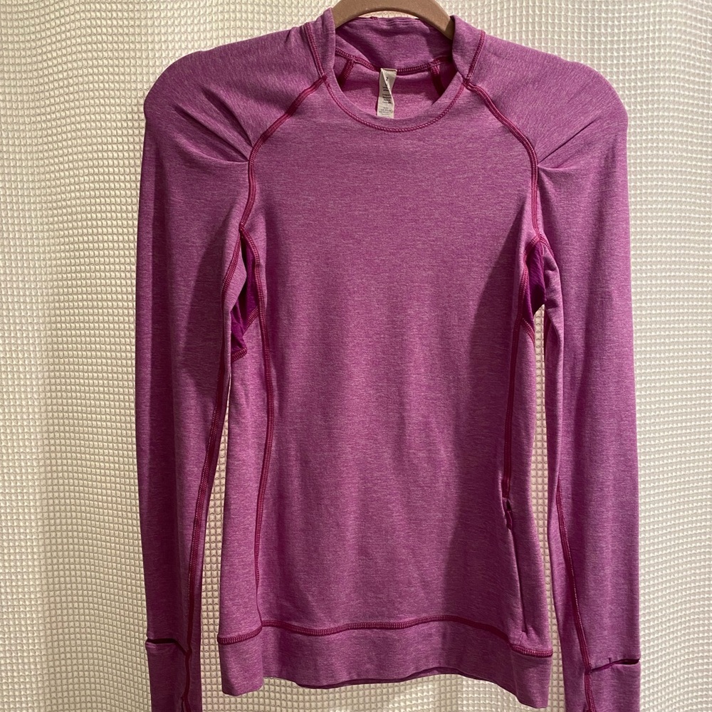 Lululemon Long Sleeve Pink Top